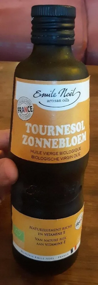 Tournesol, huile vierge biologique