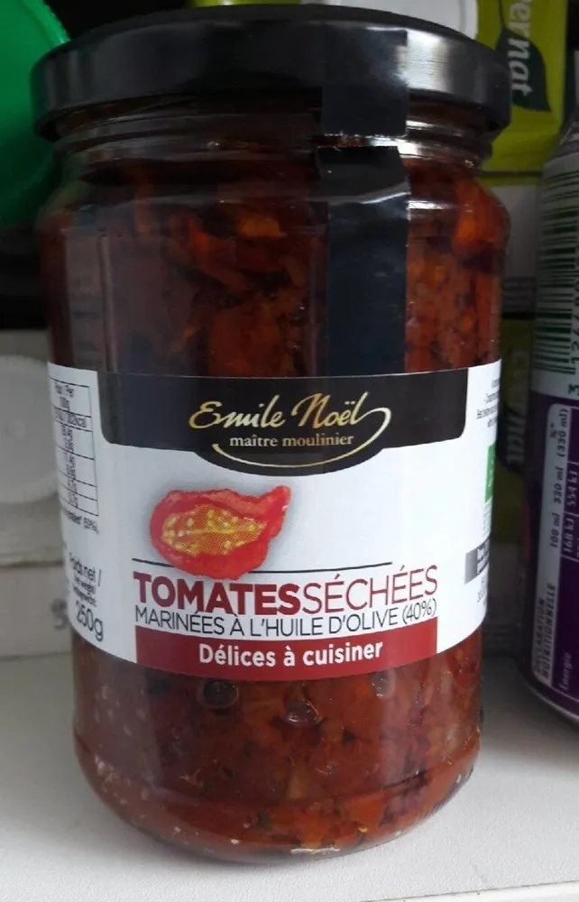Tomates séchées marinées à l'huile d'olive