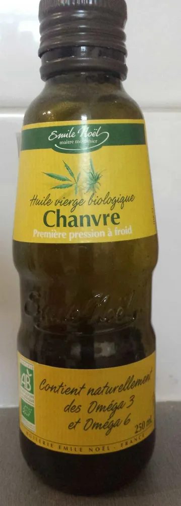 Huile vierge biologique Chanvre