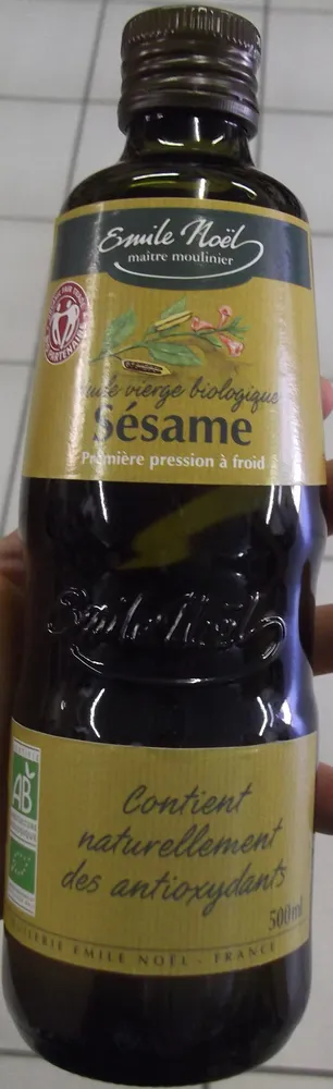 Huile vierge biologique de Sésame