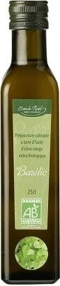 Huile D'olive Vierge Extra Basilic