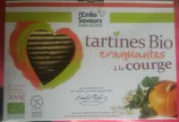 Tartines Bio Craquantes à la Courge