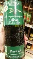 Huile olive vierge extra bio, extraite à froid, fruité mur