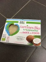 Tartine a la noix de coco