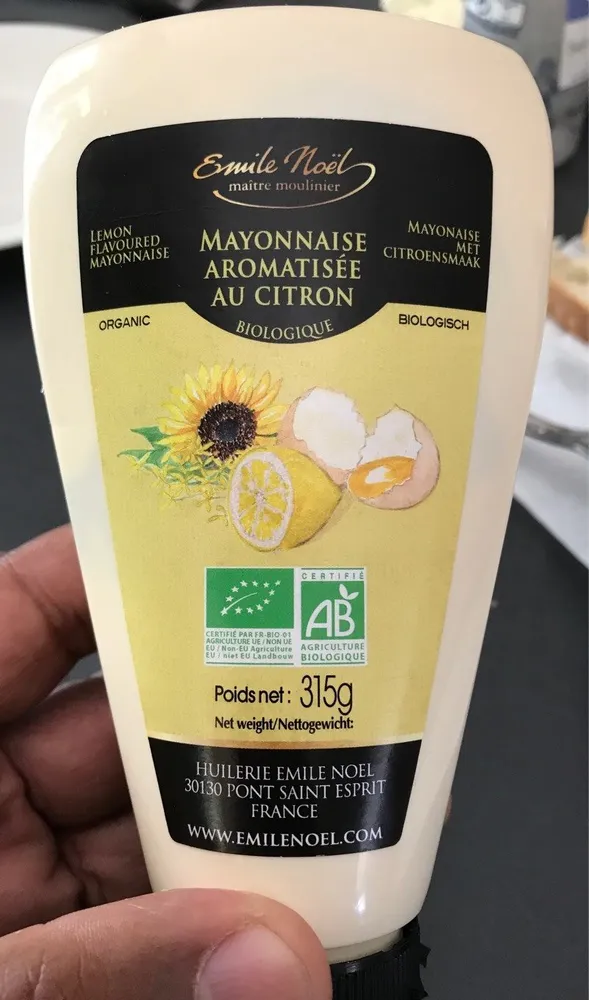 Mayonnaise aromatisee au citron