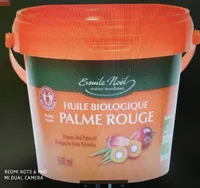 Huile de palme rouge biologique