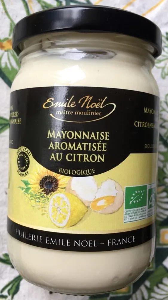 Mayonnaise aromatisée au citron