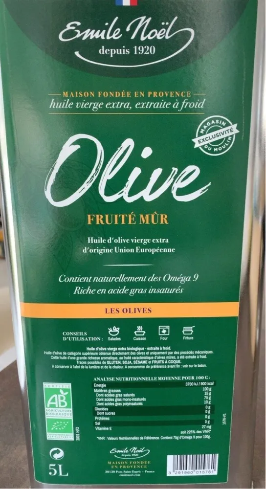 Olive fruitee mur