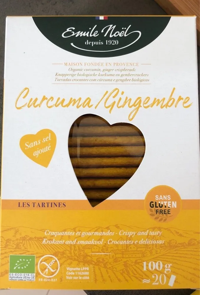 tartines craquante curcuma gingembre