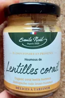 Houmous de lentilles corail