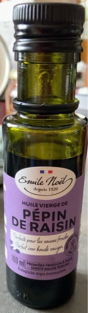 Huile vierge de pepin de raisin