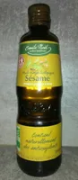Huile vierge biologique sésame