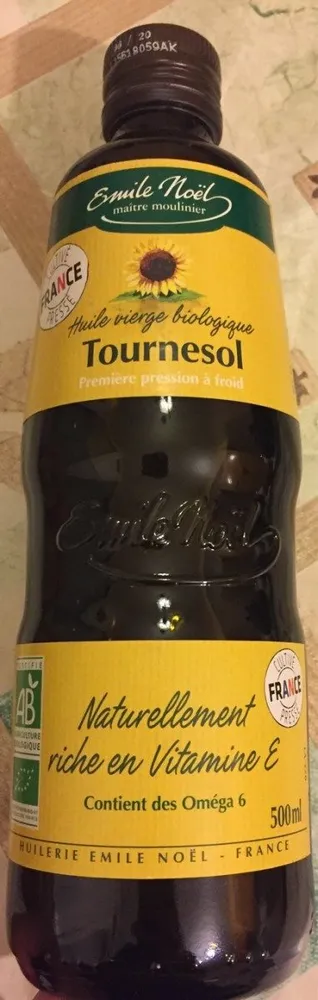 Huile vierge biologique tournesol
