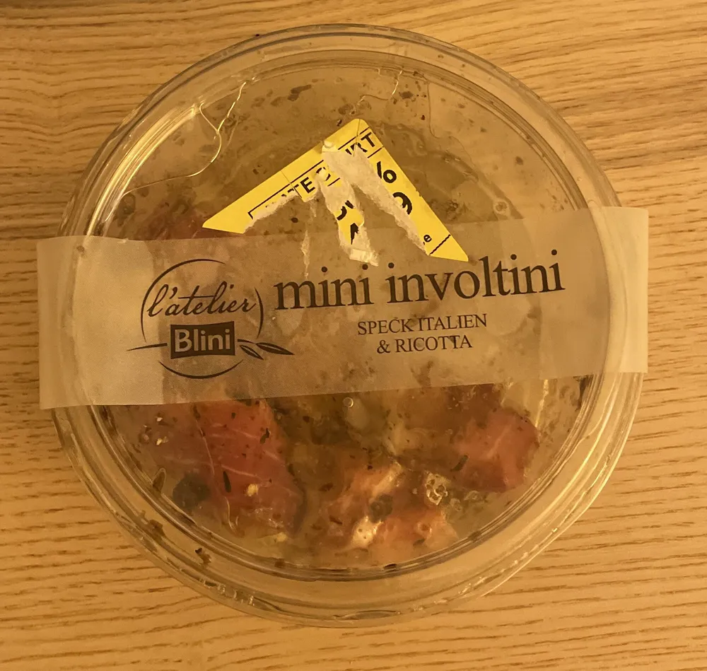Mini involtini speck italien & ricotta