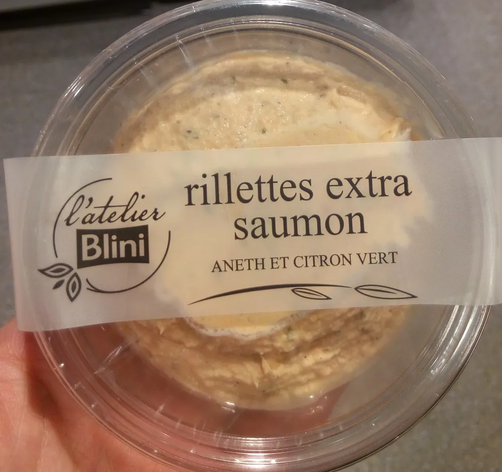 Rillettes extra saumon aneth et citron vert