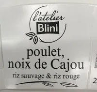 Poulet noix de cajou - Riz sauvage et riz rouge