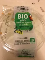 Salade lentilles vertes et corail