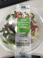 Salade jambon sec et chevre