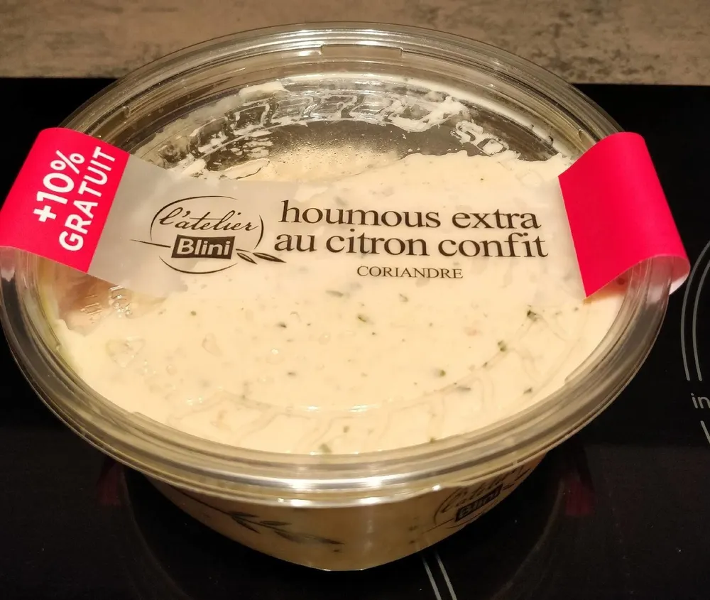 Houmous extra au citron confit