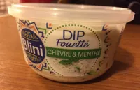 Dip fouetté chèvre menthe