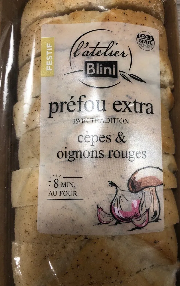 Préfou cepes et oignons rouges