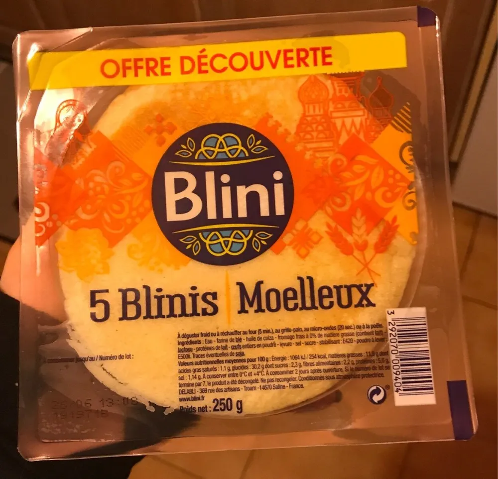 Blinis moelleux