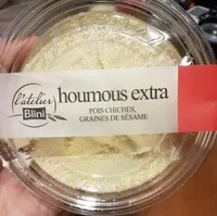 Houmous extra, pois chiches, graines de sésame