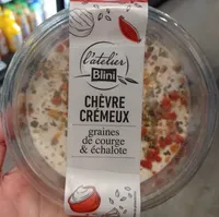 Chèvre crémeux Graines de Courge & Poivrons rouges
