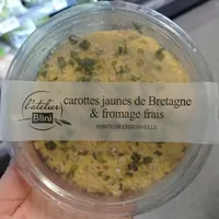 Carottes jaunes & fromage frais