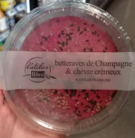 Betteraves de Champagne & chèvre crémeux, pointe de framboise
