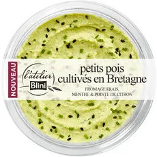 Petits pois cultivés en Bretagne