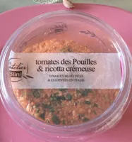 Tomate confite, ricotta crémeuse & pointe d'ail