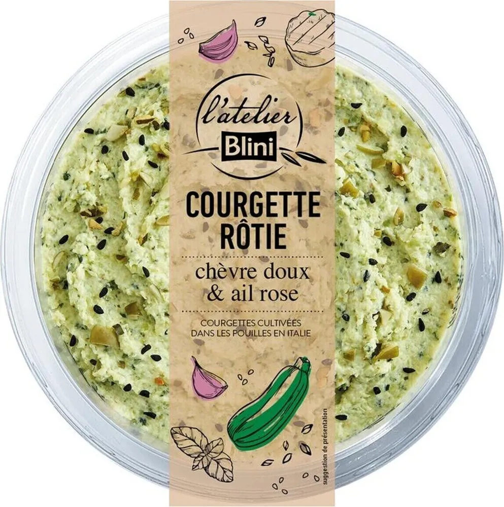 La courgette rôtie
