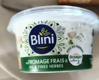 Blini au fromage frais & ail et fines herbes
