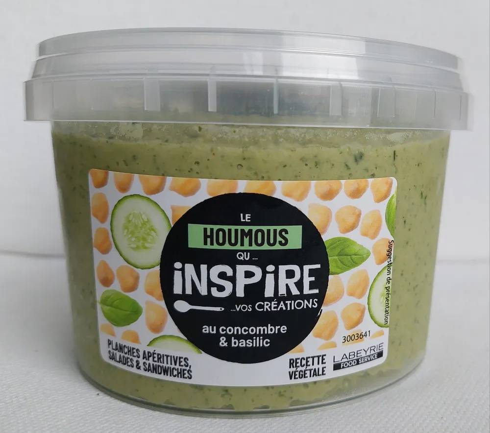 Houmous concombre & basilic