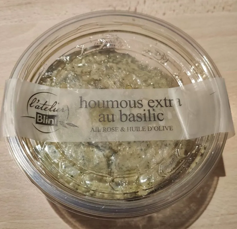Houmous extra au basilic