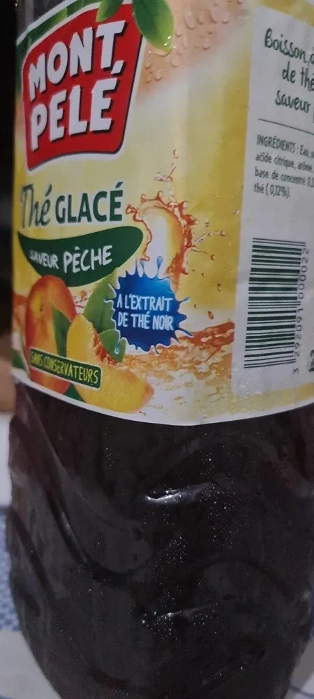 Thé glacé saveur pêche