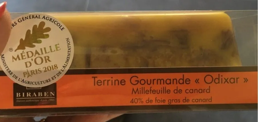 Terrine gourmande "odixar"