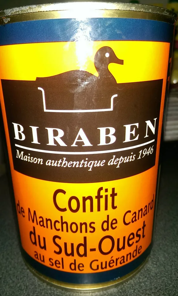 Confit de Manchons de Canard du Sud-Ouest au Sel de Guérande