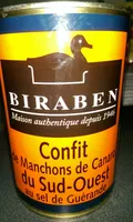 Confit de Manchons de Canard du Sud-Ouest au Sel de Guérande