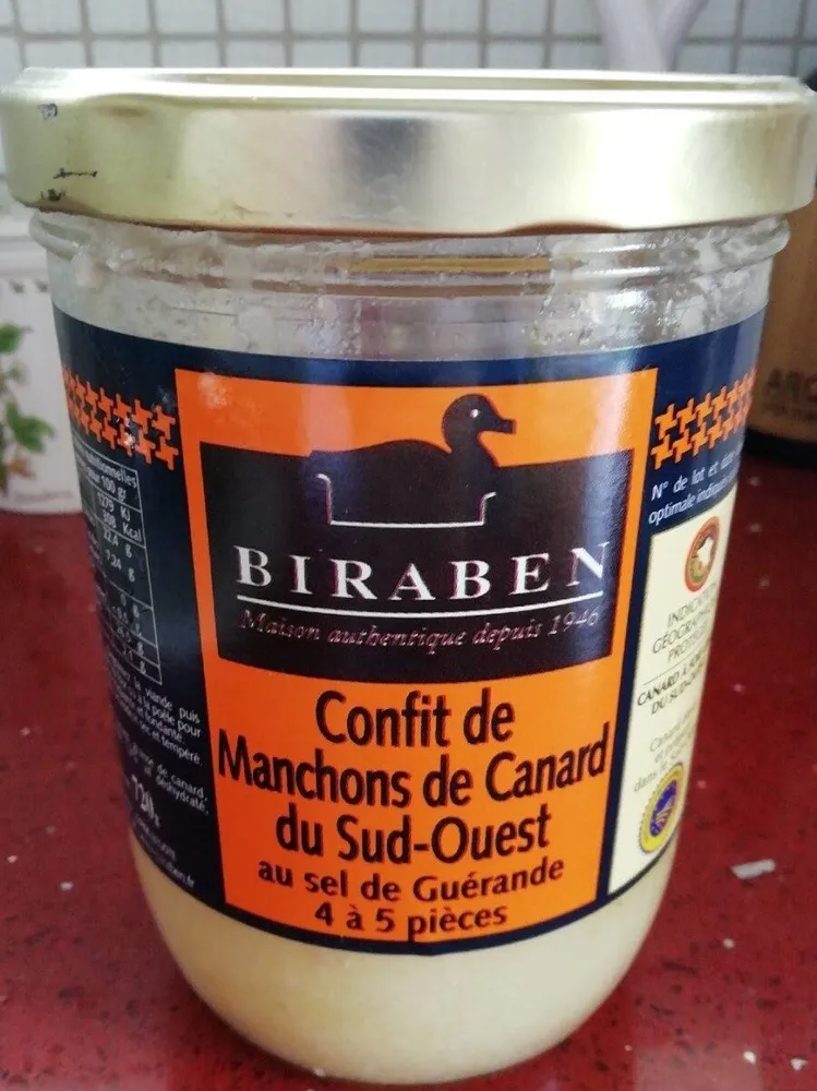 Confit de canard du sud ouest