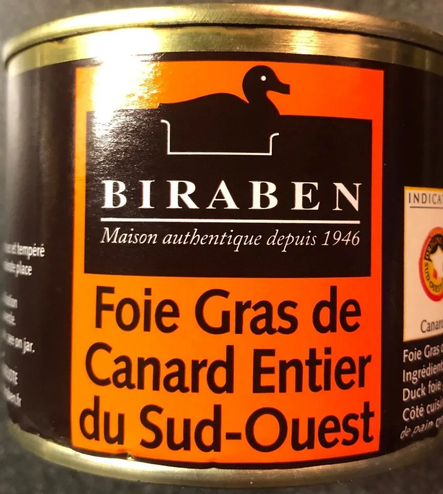 Foie gras de cabard entier du sud-Ouest