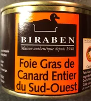 Foie gras de cabard entier du sud-Ouest