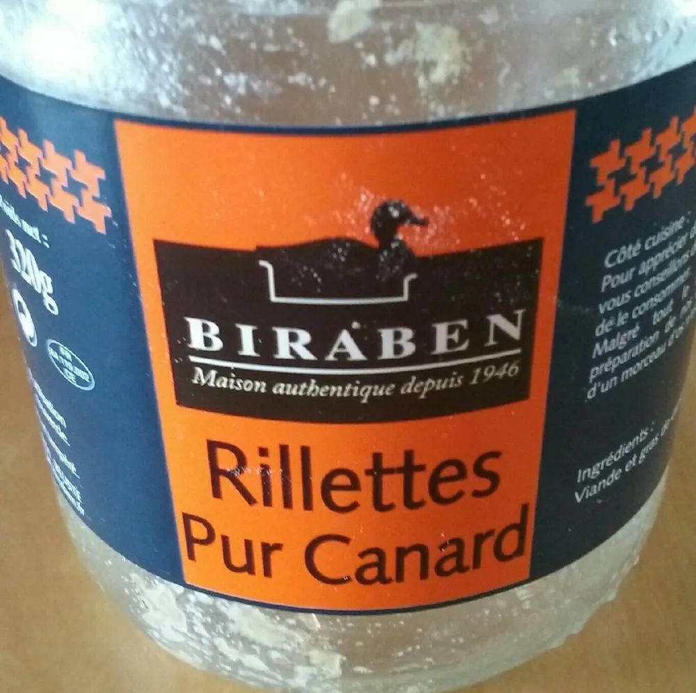 Rillettes pur canard