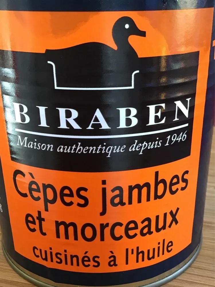 Cèpes jambes et morceaux