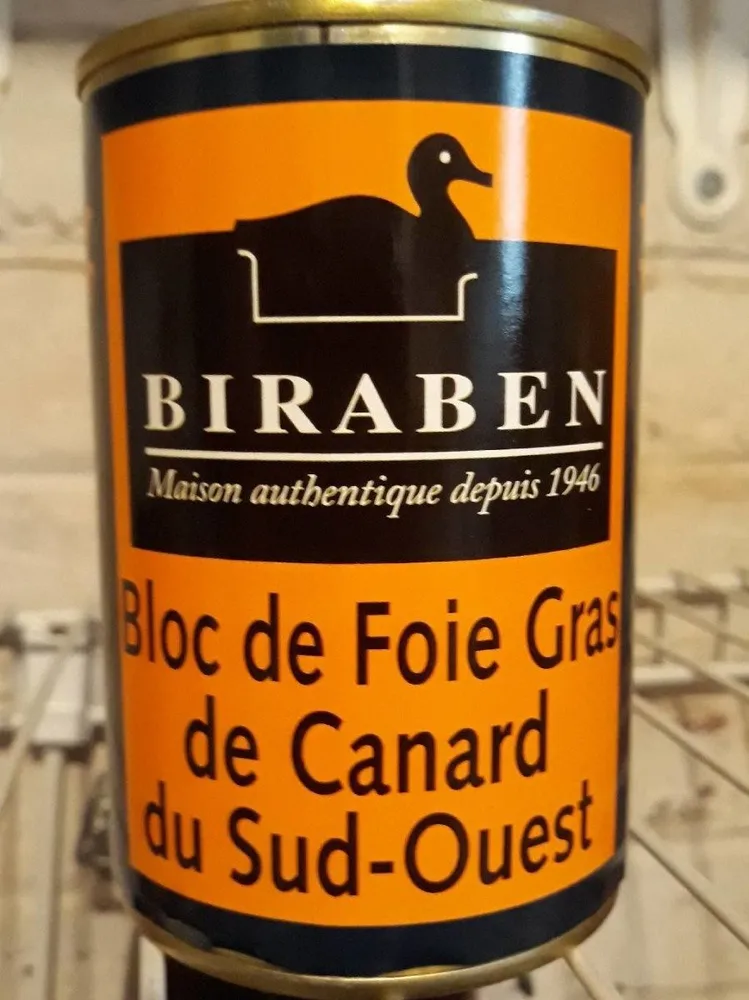 Bloc de foie gras de canard du Sud ouest