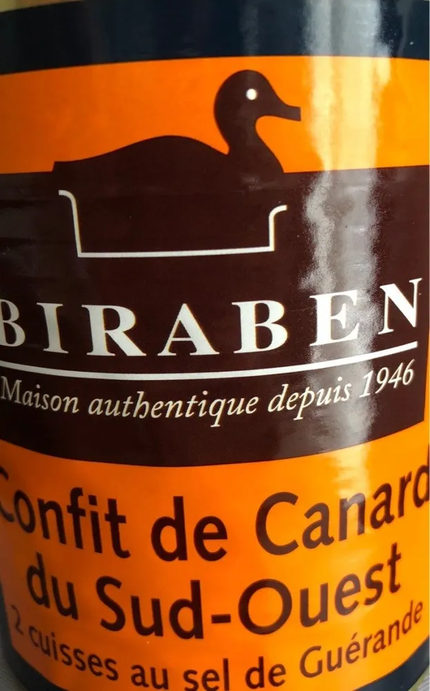confit de canard du sud ouest