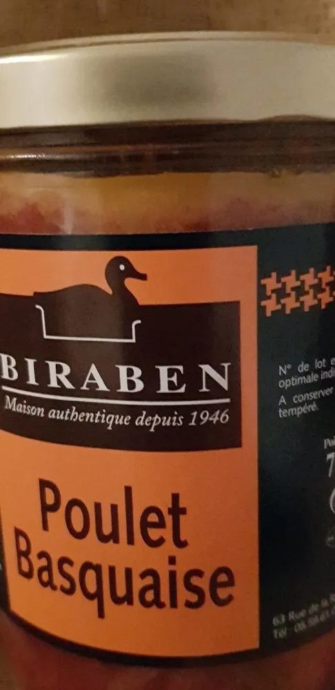 Poulet basquaise BIRABEN