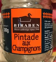 Pintade aux champignons