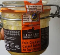 Foie gras de canard entier du Sud Ouest BIRABEN